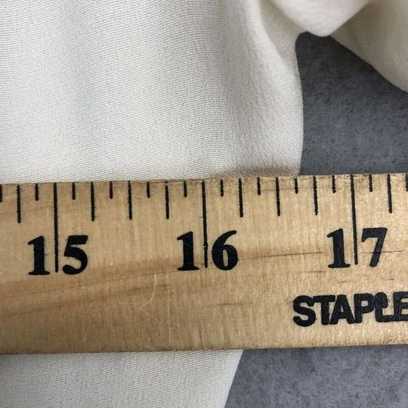 Stone Cold Fox Womens Trench Jacket Maxi Dress Long Double Breasted Silk White 2 - Picture 6 of 9